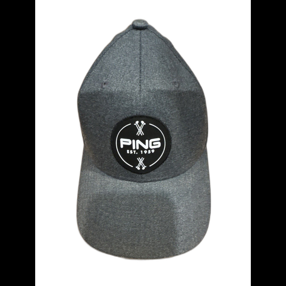 Adult Ping Flex Fit Tech 110 PGA Tour SnapBack Hat Cap Gray Adjustable